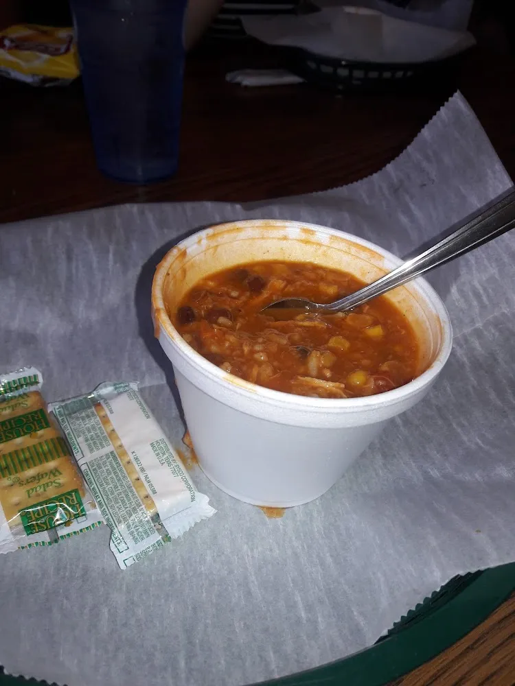 Bowl of Chicken Fajita Soup