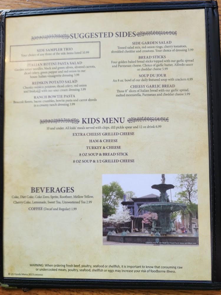 Downtowner Menu image 3